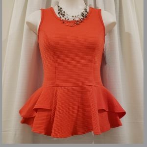 Pleplum Ruffled Top - M